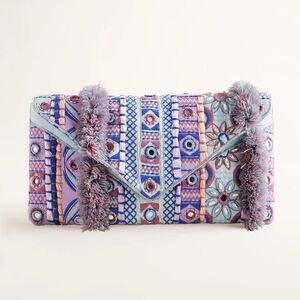 New Chico’s Mosaic print clutch